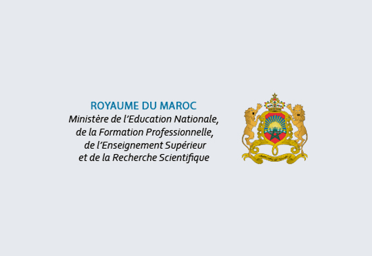Ministère de l'Education Nationale, de la Formation professionnelle, de l'Enseignement Supérieur et de la Recherche Scientifique