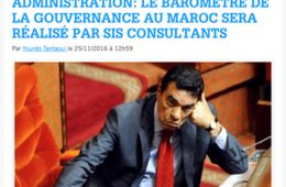 Le baromètre de la gouvernance au Maroc sera réalisé par SIS Consultants